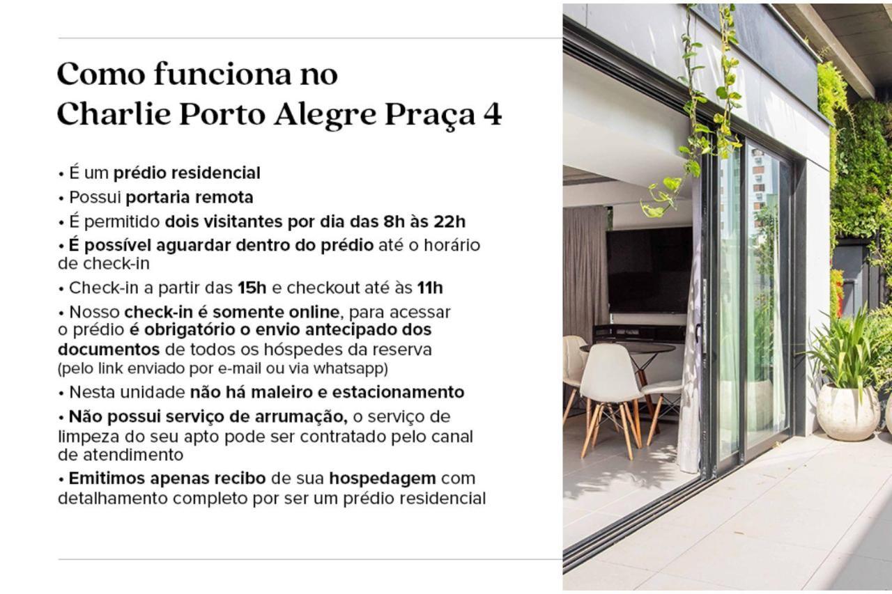 Апартаменты Charlie Porto Alegre Praca 4 Экстерьер фото